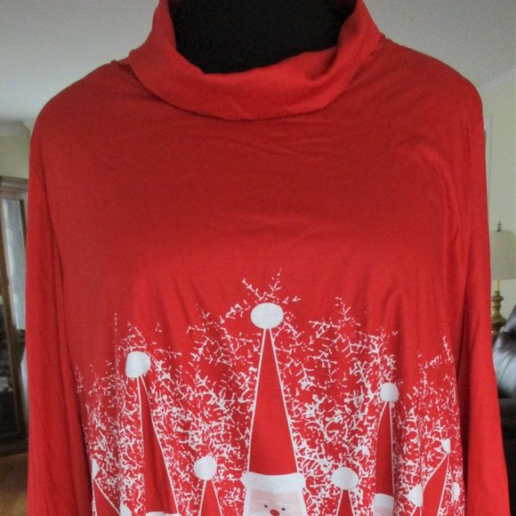 Holiday Santa Tunic Top - Picture 2 of 6